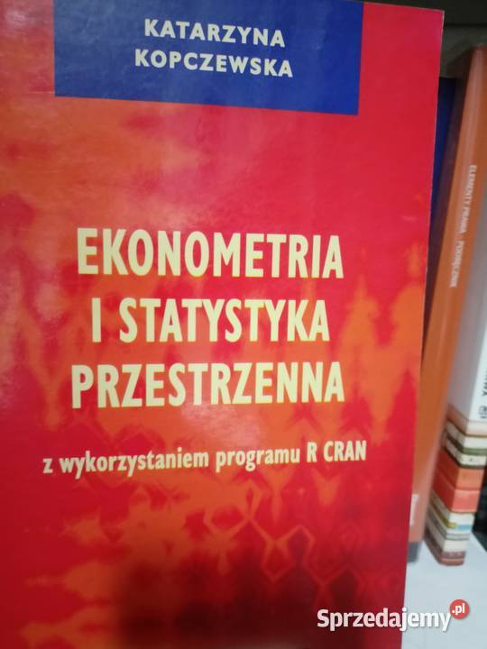 Ekonometria i statystyka przestrzenna książki tradycyjny podręcznik Warszawa