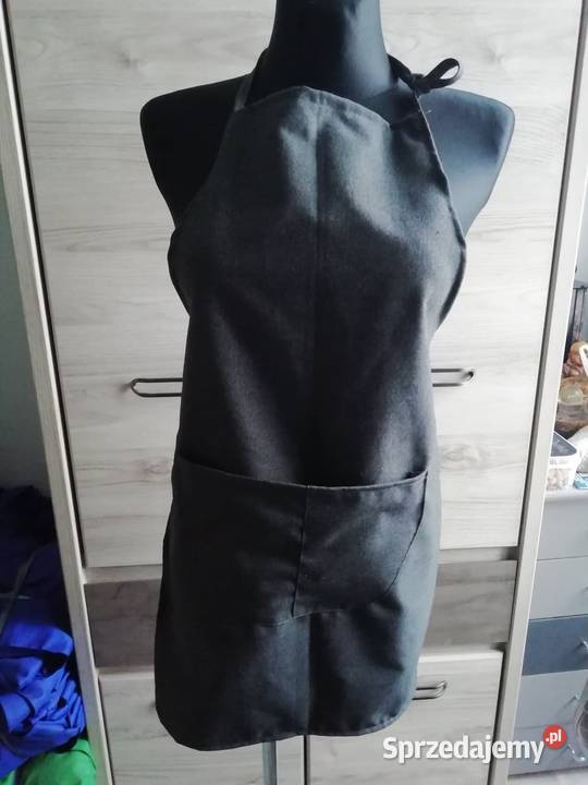 Fartuch kuchenny gastronomiczny czarny granat Koło