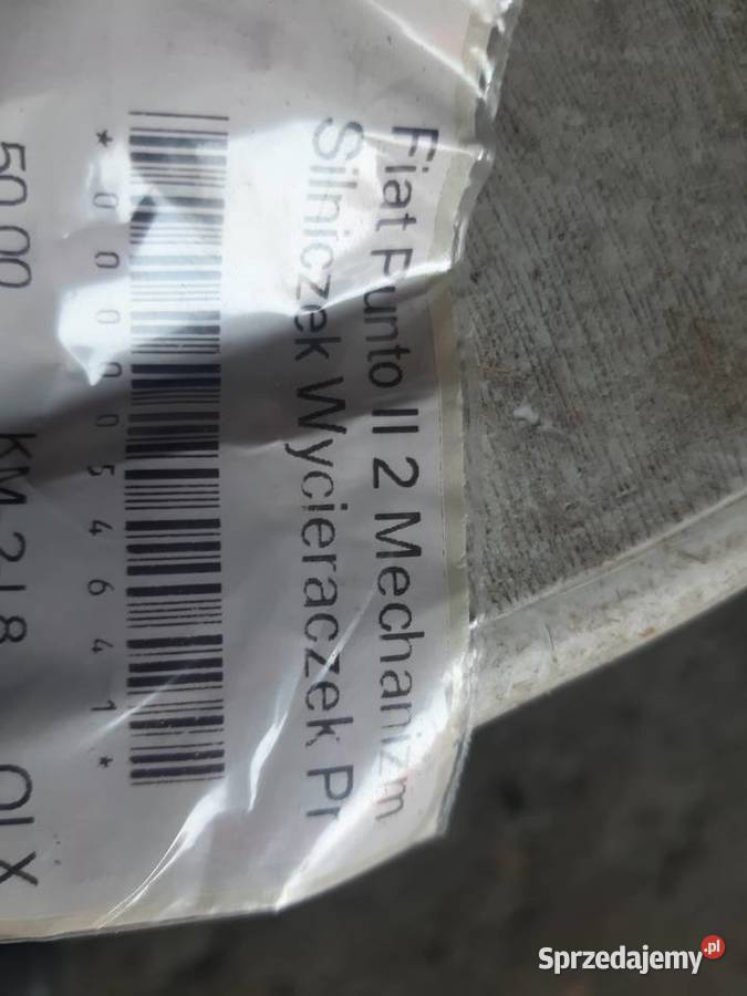 Mechanizm wycieraczek przód Fiat Punto II Świecie