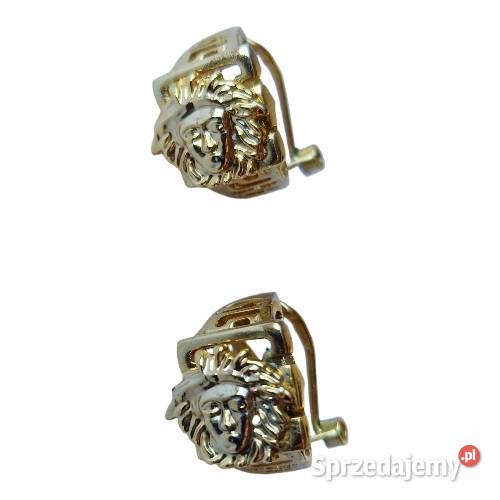 GORGONA MEDUZA WŁOSKIE KOLCZYKI VINTAGE pozłacane Częstochowa