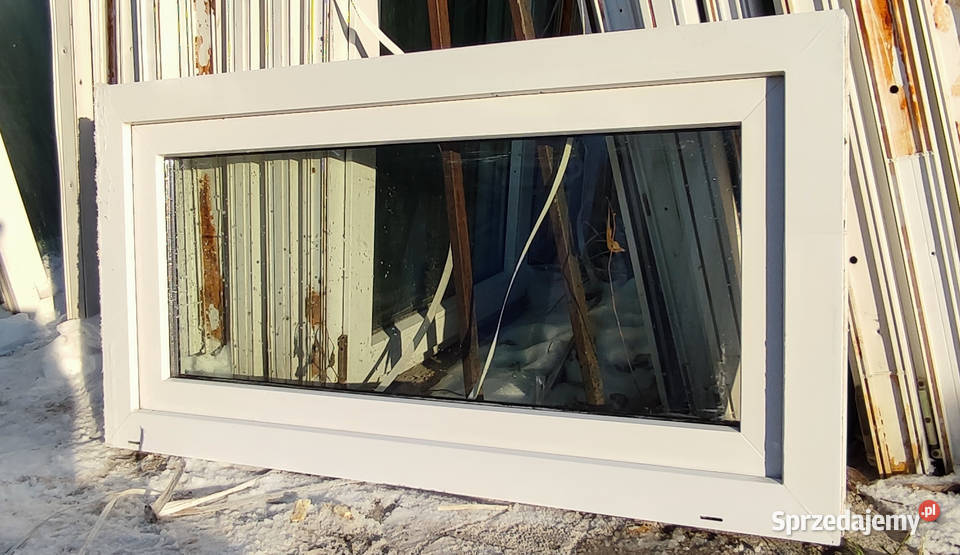 OKNA KacprzaK OKNO PCV 122x63 Używane Plastikowe mazowieckie Siedlce sprzedam