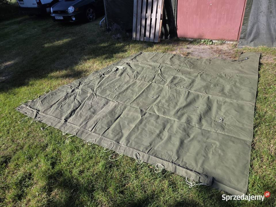 Plandeka brezent wojskowy 27 x 24 m z armii Plandeki i folie Stegna