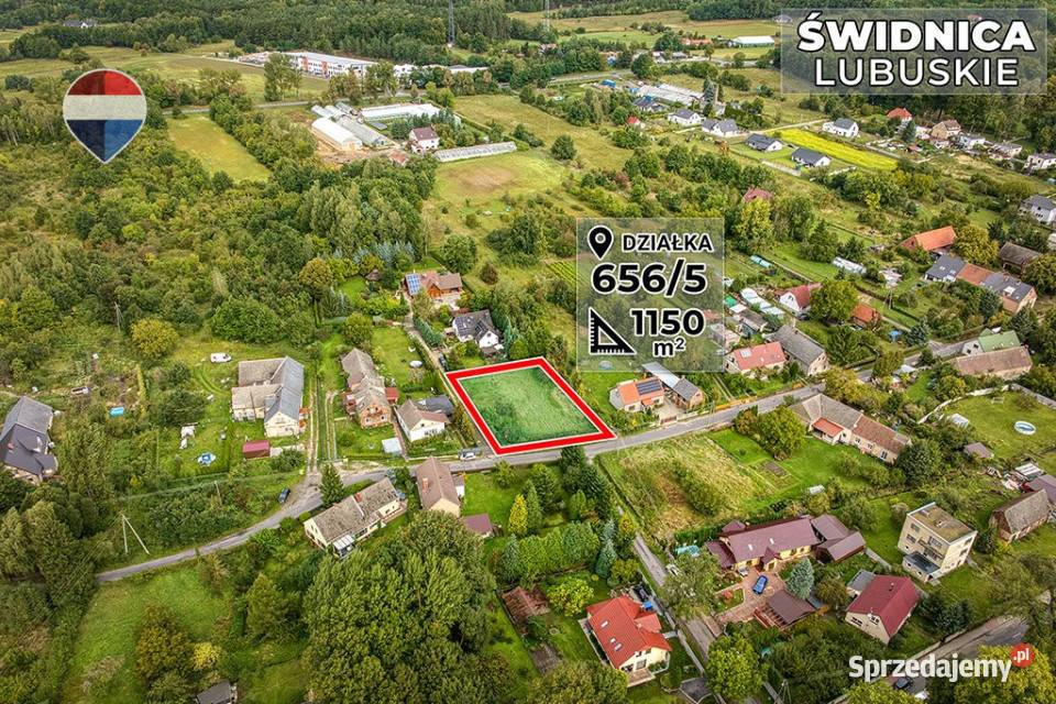 Działka budowlana 1150 m Zielonej Góry Nieruchomości