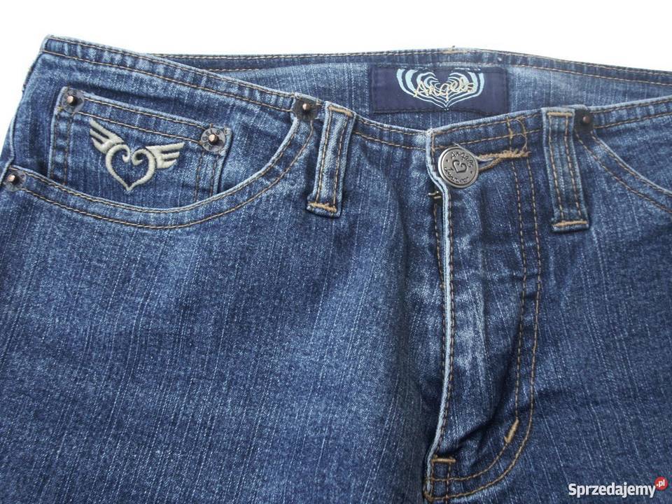 Angels Spodnie dżinsy Jeansy dzwony 34 36 Dżins