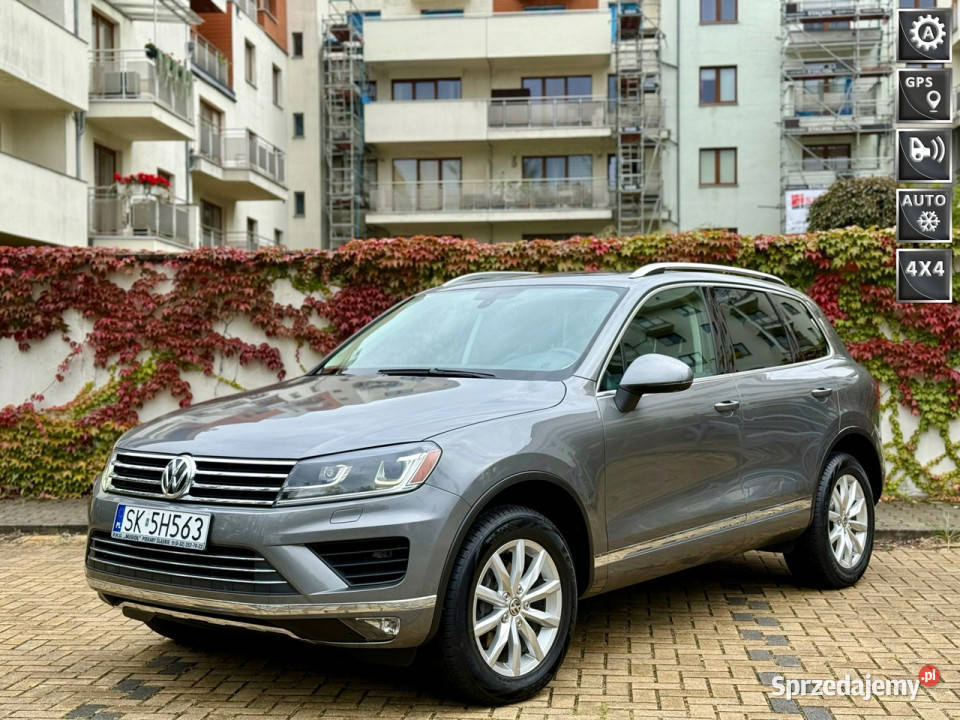 Volkswagen Touareg 36 FSI 4Motion HAK 35T II serwisowany w ASO śląskie Tarnowskie Góry sprzedam