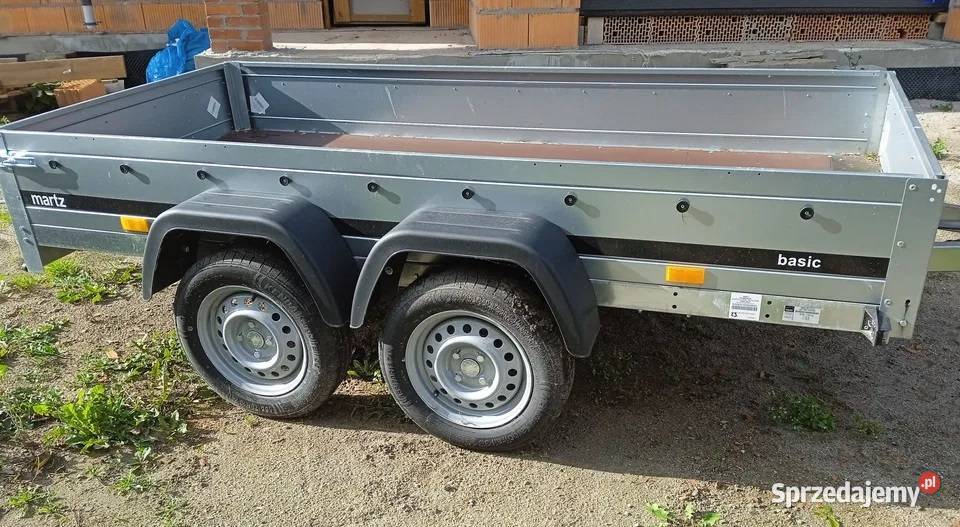 Przyczepa samochodowa Martz Basic 264x126 2 Burtowe i plandeki Września