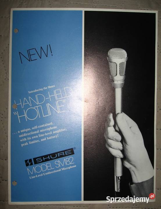 SHURE zestaw starych katalogów i broszur Kępice