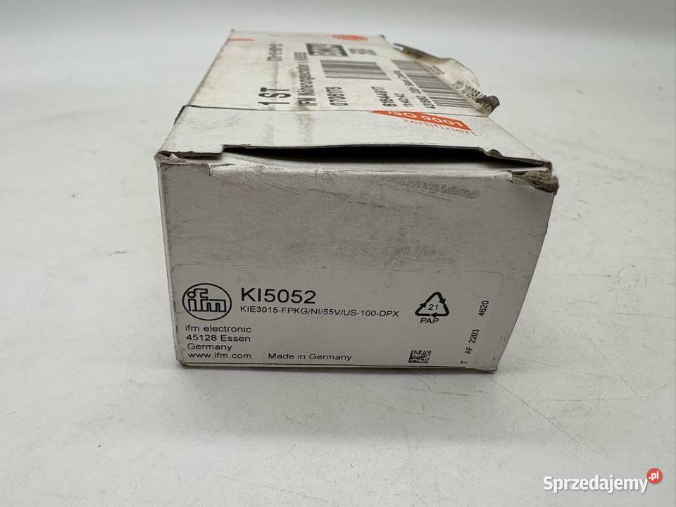 IFM KI5052 KIE3015 FPKG NI 55V US 100 DPX Warszawa