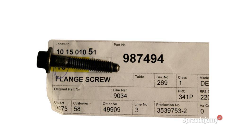 VOLVO C30 C70 S40 V50 sruba wtryskiwacza 20D 24D Bielany Wrocławskie sprzedam