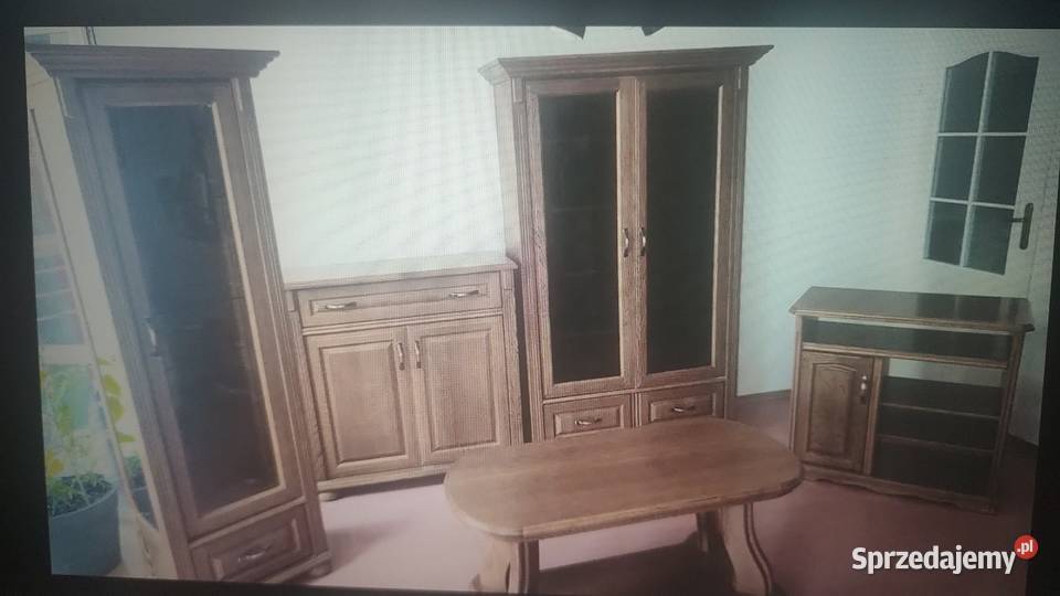 Zestaw stylowych mebli do salonu dąb Lublin sprzedam