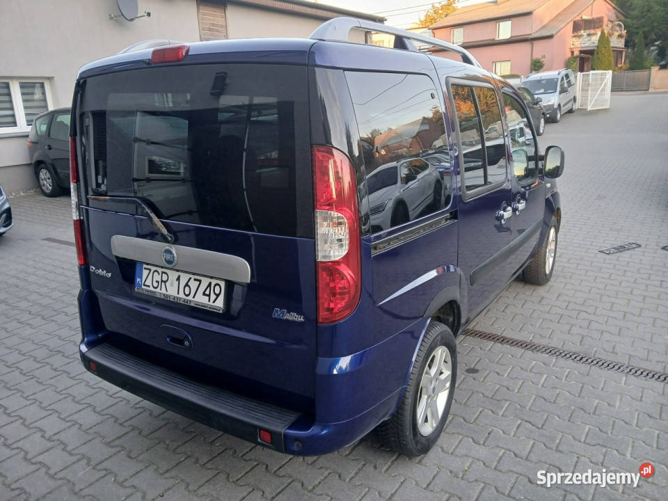 Fiat Doblo 14i MALIBU klima alufelgi czujniki czujnik parkowania Gryfino