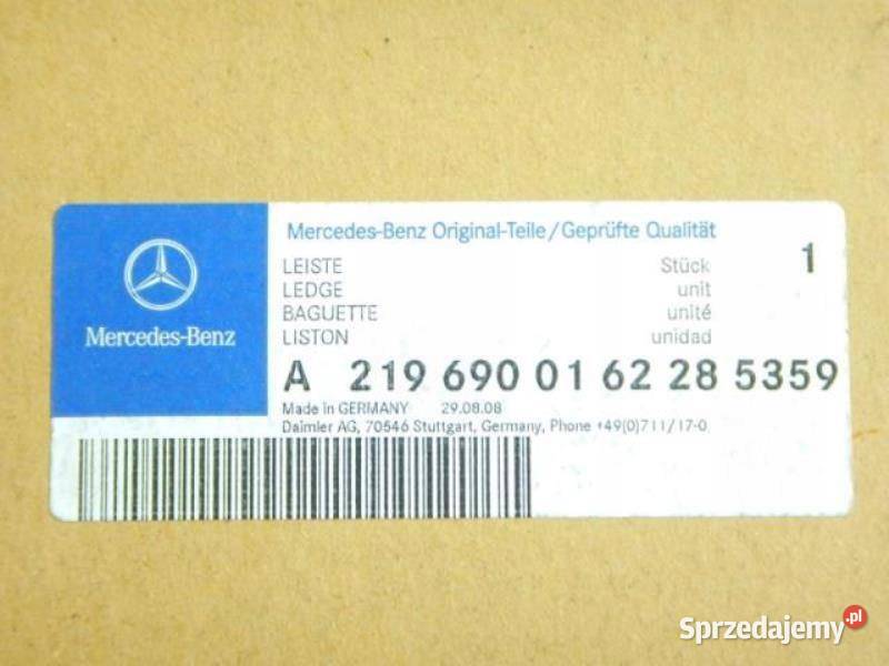LISTWA DACHU LEWA MERCEDES CLSKLASA W219 0410