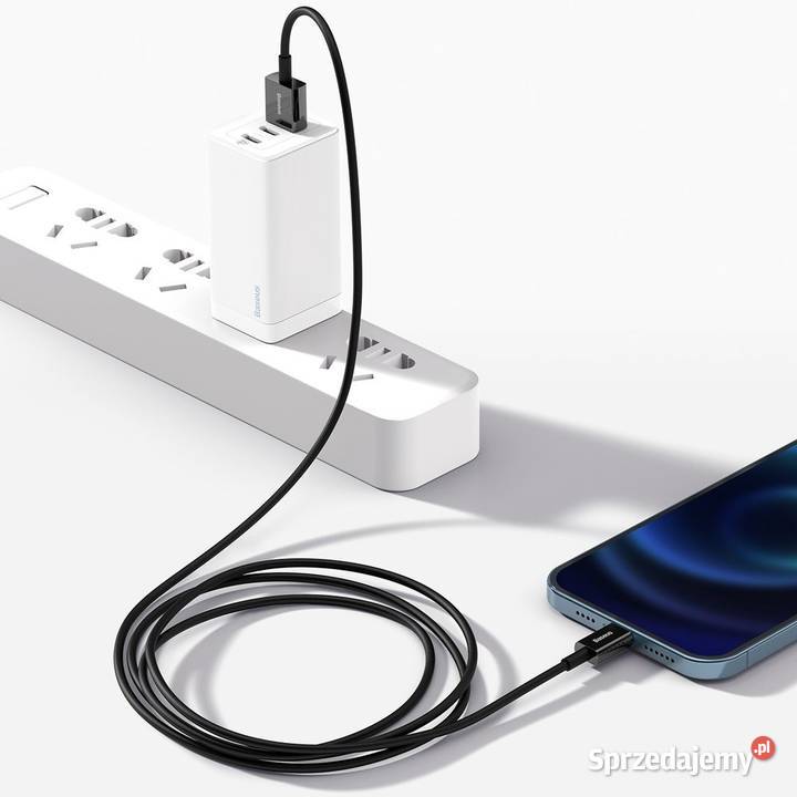 Kabel USB Lightning 2m 24A mocny przewód do Siemianowice Śląskie sprzedam