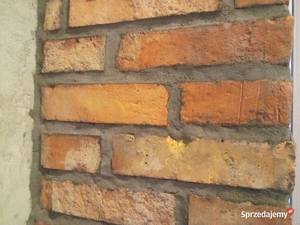 Płytki Cut Brick ceglane 2 m2 ścinki zachodniopomorskie Pyrzyce