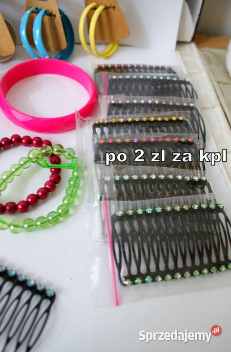 57 zestaw komplet biżuterii kolczyki zlote Krosno