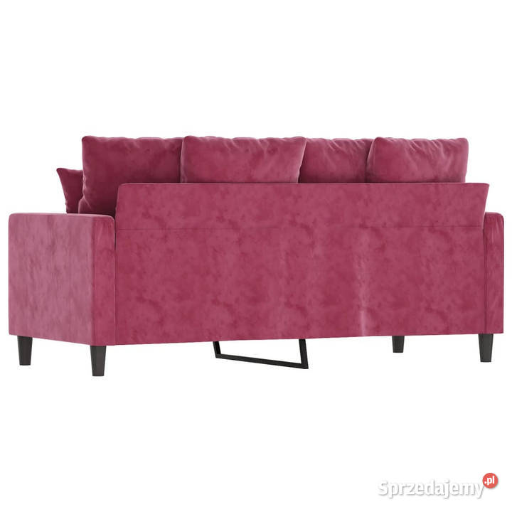 Sofa 2osobowa winna czerwień 140 tapicerowana Warszawa