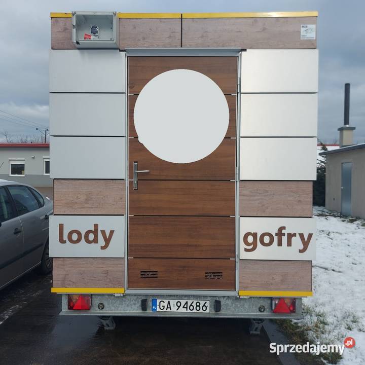 Przyczepa gastronomiczna Lody Gofry Granita Wejherowo