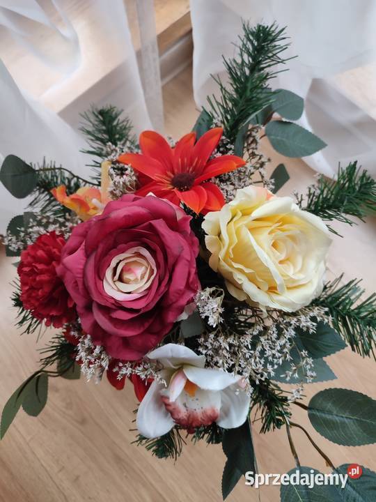 Zestaw na grób zestaw na cmentarz pomnik Sosnowiec