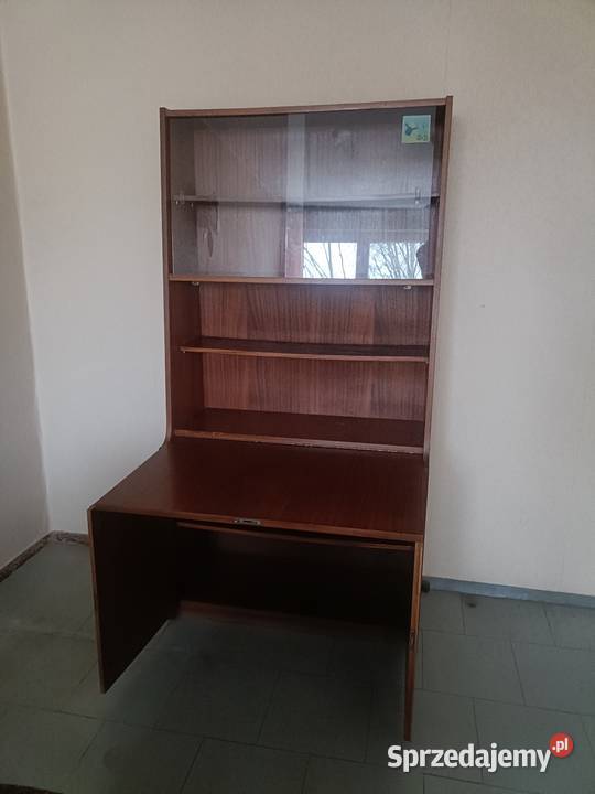 Sekretarzyk biurko rozkładane stare czasy PRLu Łódź