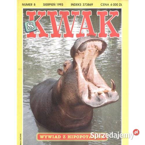 Kwak 8 sierpień 1993 sprzedam