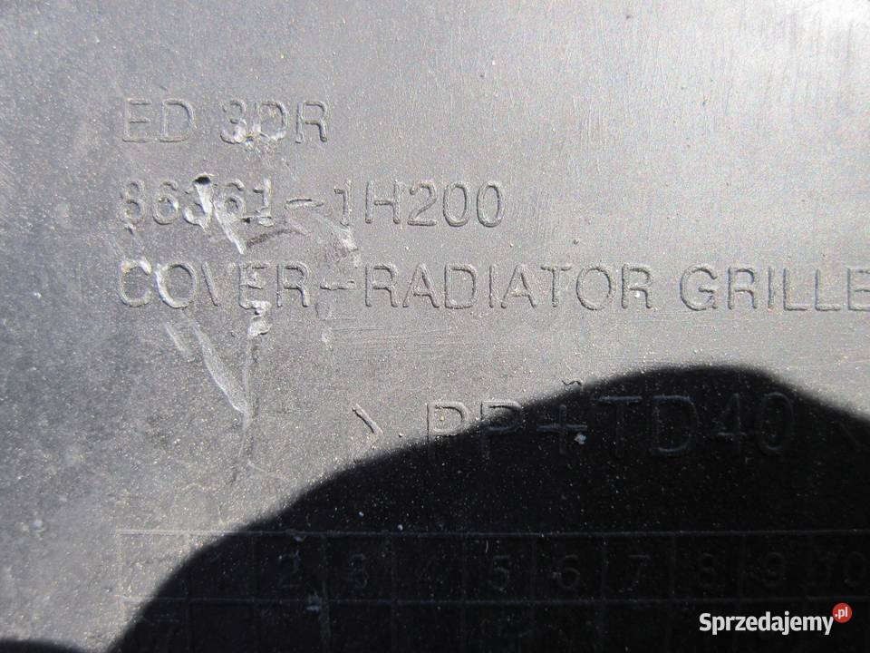 KIA PRO CEED I 10r osłona pasa przedniego