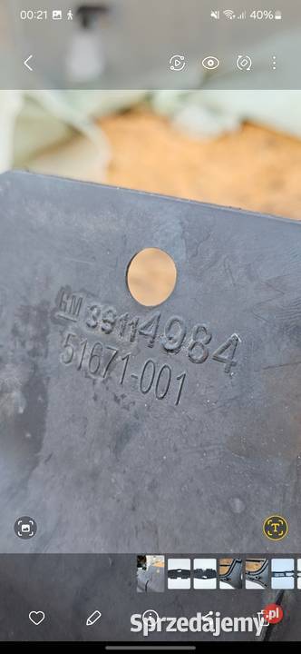 OPEL INSIGNIA B OSŁONA GÓRNA PASA PRZEDNIEGO Międzychód sprzedam