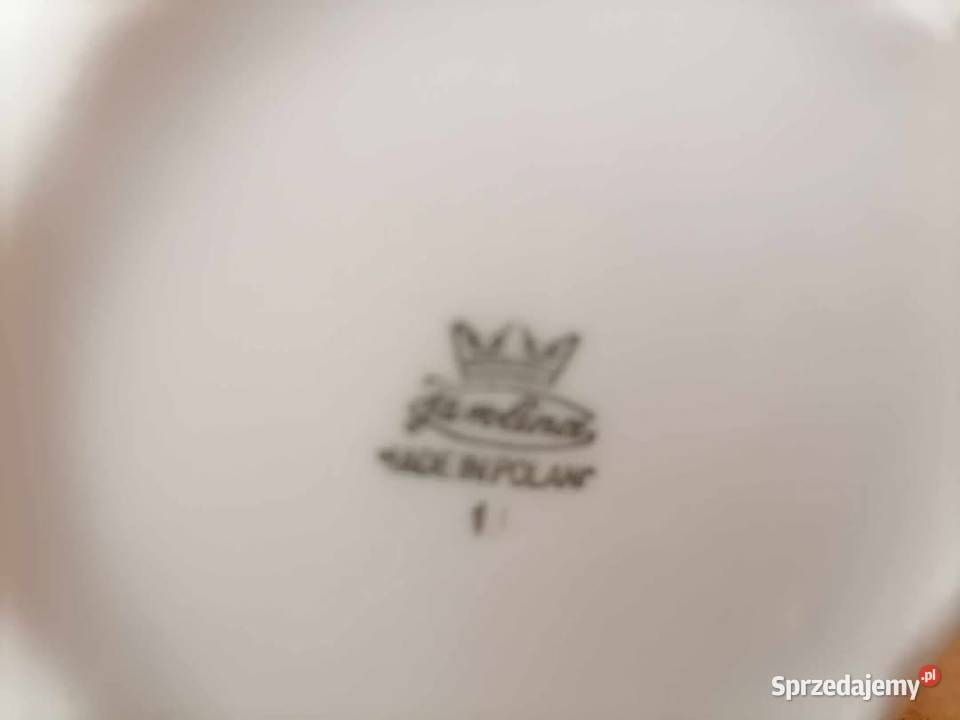 Dzbanek porcelanowy Kwiecista Łąka Karolina PRL Wałbrzych