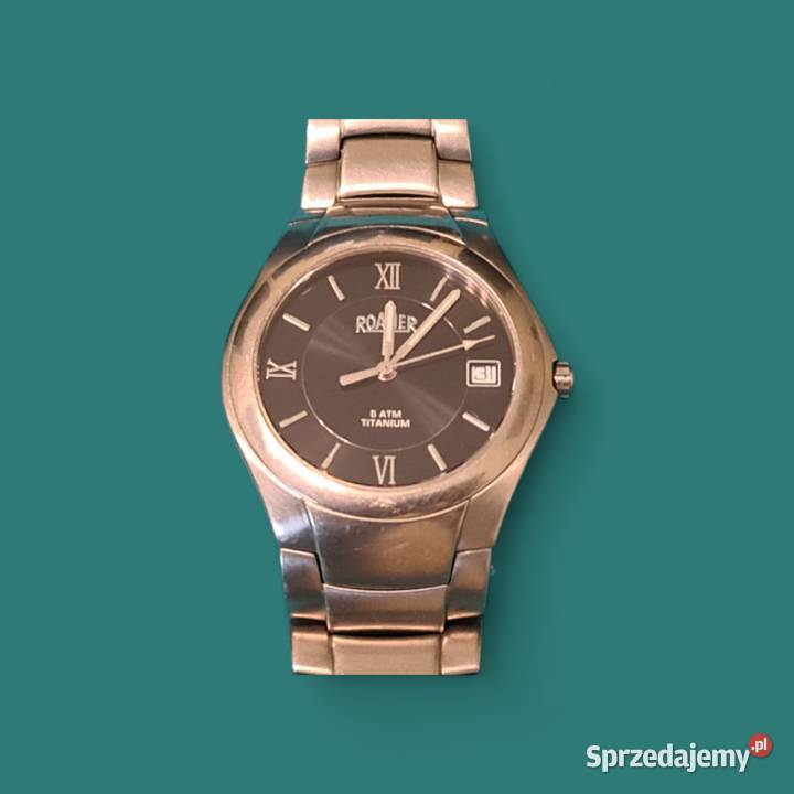 Roamer Tytan 5Atm Sapphire Made in Swiss Warszawa