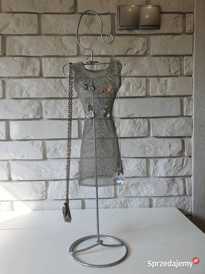 Manekin stojak wieszak na biżuterię vintage 2 w