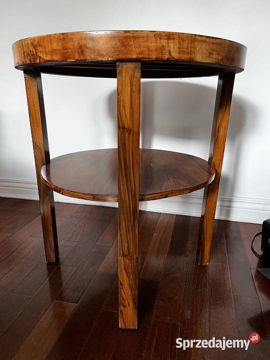STOLIK KAWOWY ART DECO DWUBLATOWY KLASYCZNY mazowieckie Warszawa