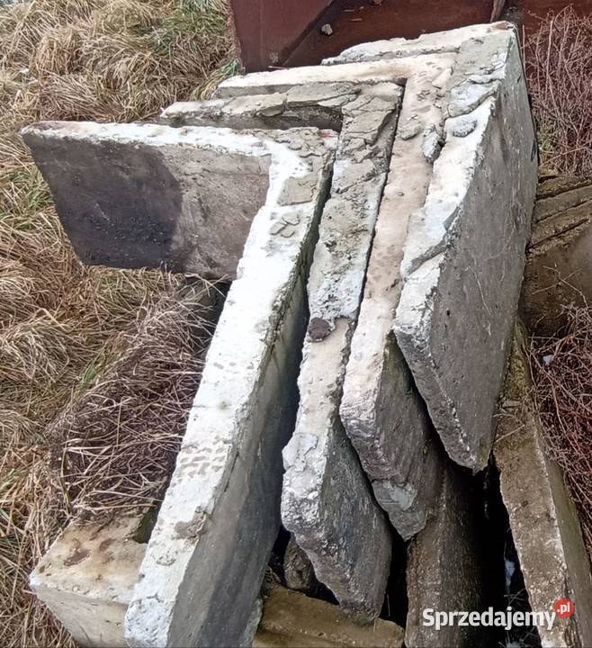 L elki betonowe ściana oporowa mur oporowy Bronisław