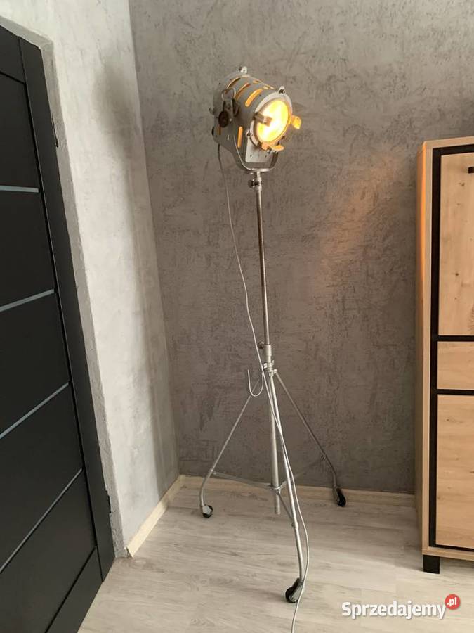 Lampa filmowa PRL loft vintage Poznań sprzedam
