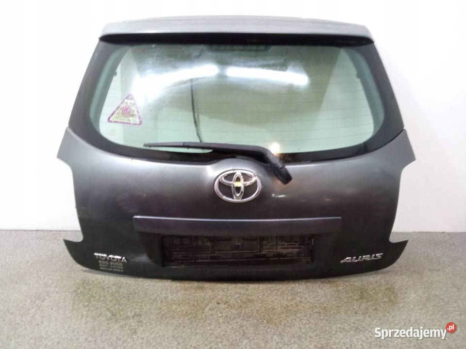 KLAPA TYŁ 1G3 Toyota Auris I 20062012 sprzedam