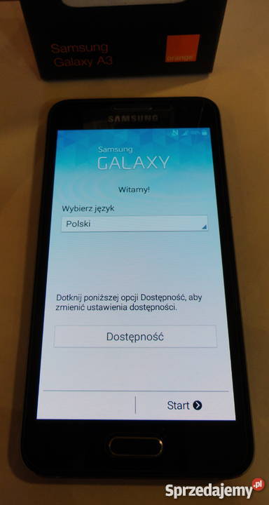 Samsung GALAXY A3 Idelany SZKŁO GW ORANGE Ekran dotykowy wielkopolskie