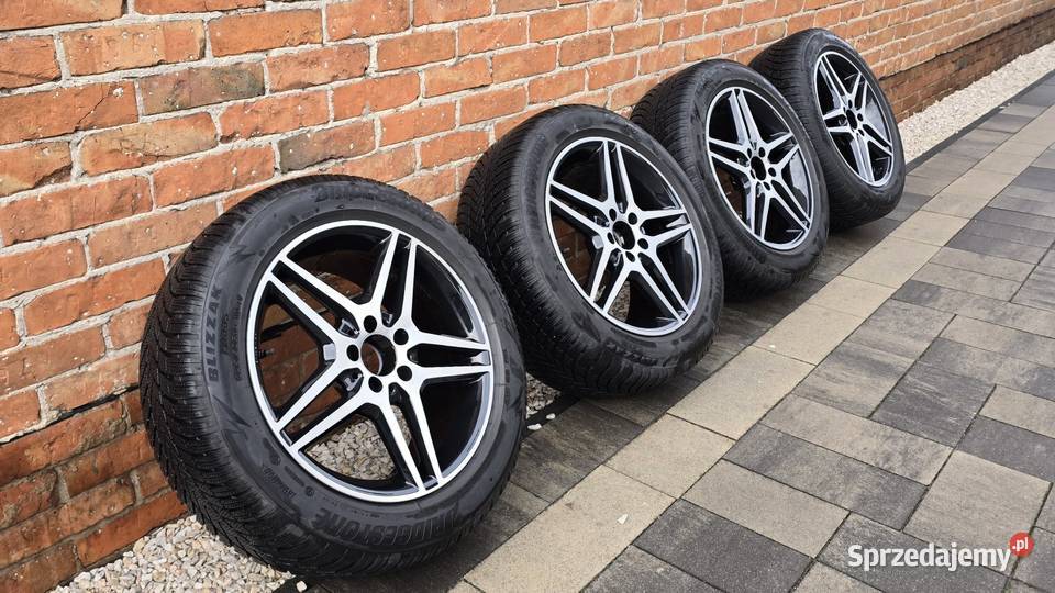 Koła zimowe opony 24550R18 felgi Mercedes AMG Wolbórz