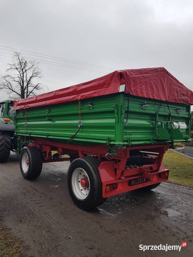 Przyczepa wywrotka 8t 3 strony Hl Autosan Przyczepy rolnicze Kleszczewo