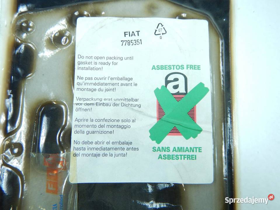 USZCZELKA GŁOWICY FIAT UNO 14 TD 8690 ORYGINAŁ lubelskie