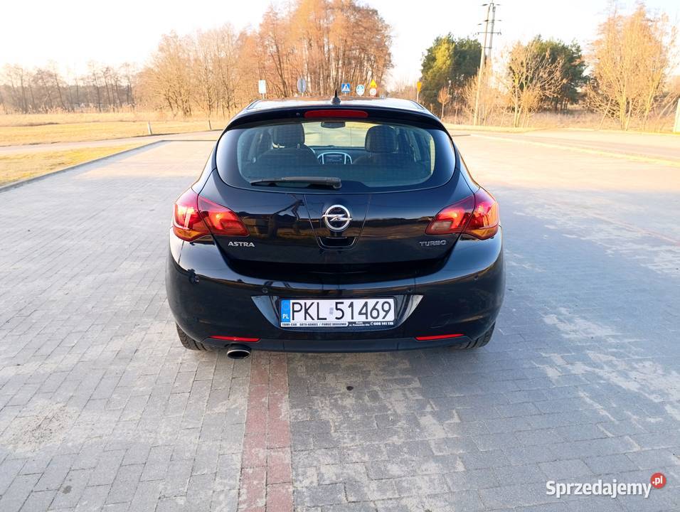 Opel Astra J COSMO 16 Turbo 180 Czarna Perła wielkopolskie Borysławice Zamkowe