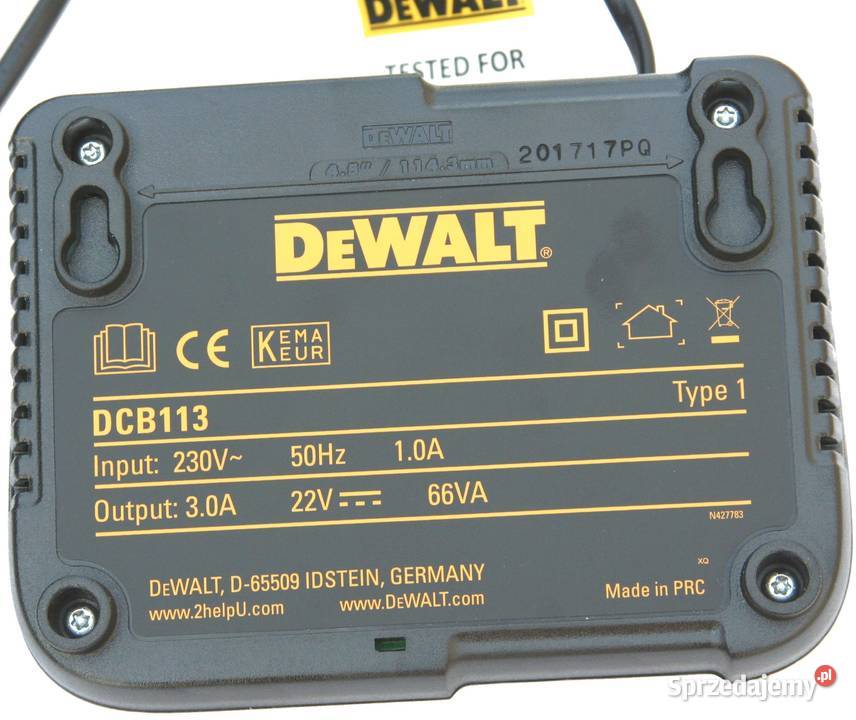 DeWALT ładowarka 18V 144V 108V DCB113 oryginalna Szczerbice sprzedam