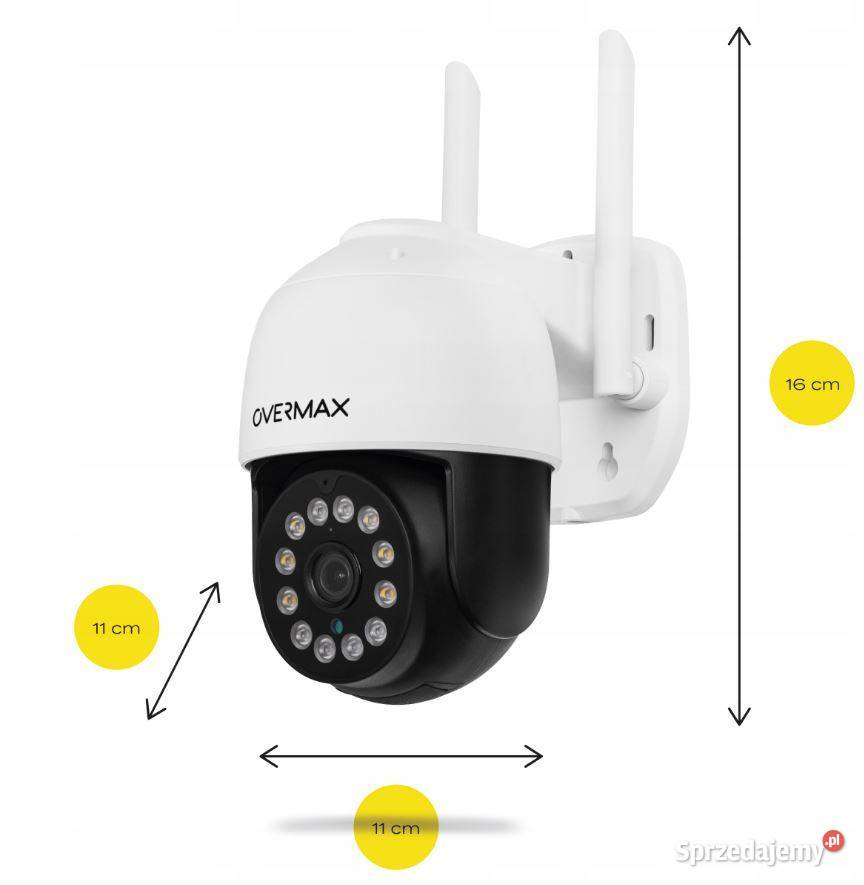 Kamera zewnętrzna Obrotowa WiFi IP Monitoring Białystok