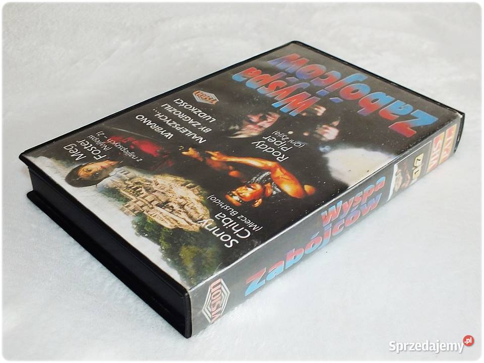 Kaseta VHS Wyspa Zabójców Film na Video ORYGINAŁ Żary