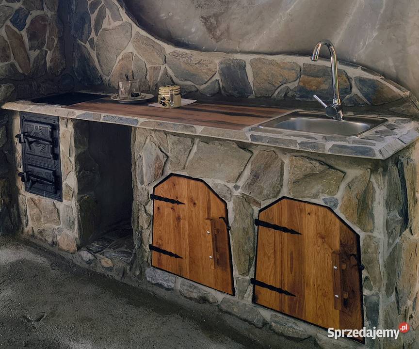 Grill ogrodowy kamień naturalny cegła szamotowa podkarpackie Dębica sprzedam