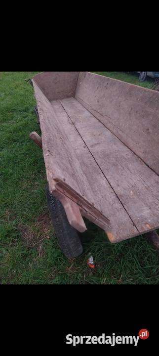 Wóz z hamulcem do traktora nieuszkodzony