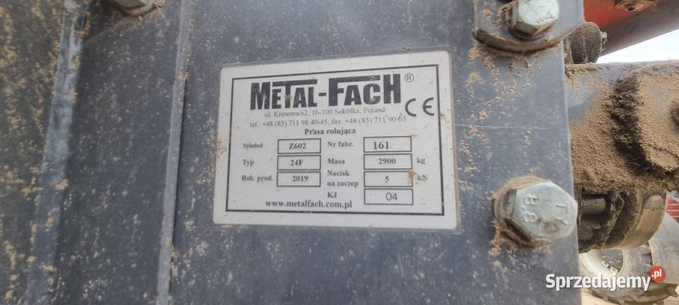 Prasa metalfach z602 podlaskie Sejny sprzedam