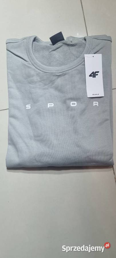 NowaBluza dresowa 4F nierozpinana męska szara Legnica