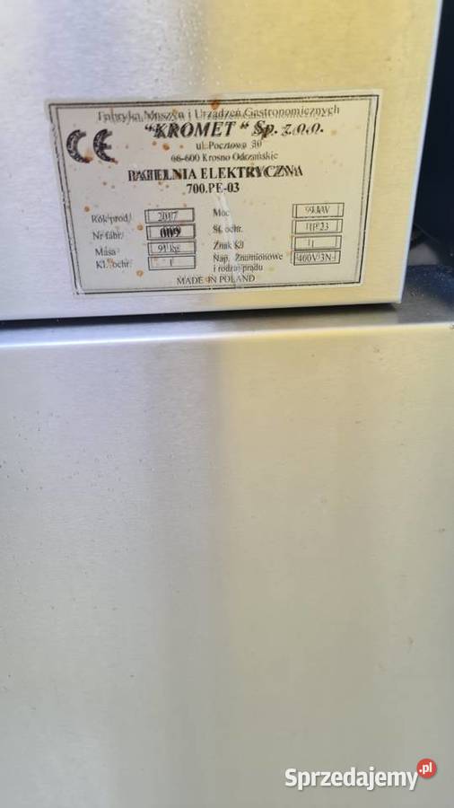 Patelnia elektryczna KROMET 700PE03 nowa Serwis Zielona Góra