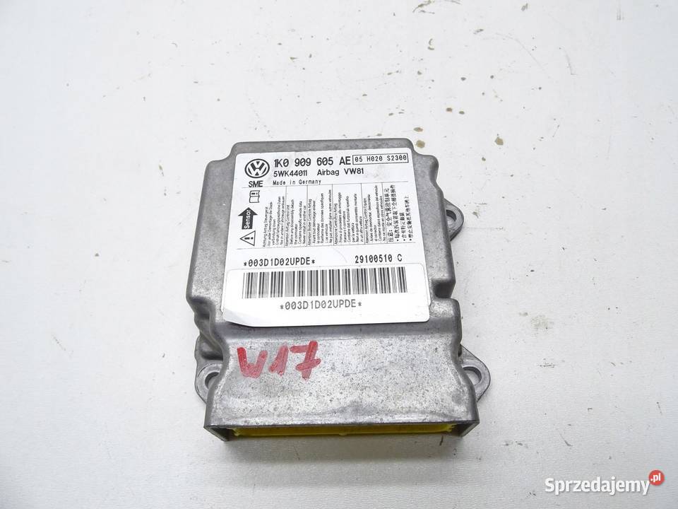 MODUŁ SENSOR PODUSZEK 1K0909605AE VW SCIROCCO osobowe