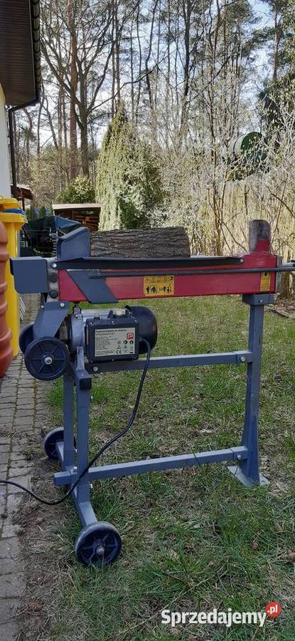 Pozioma łuparka do drewna 1500W na stojaku Justynów