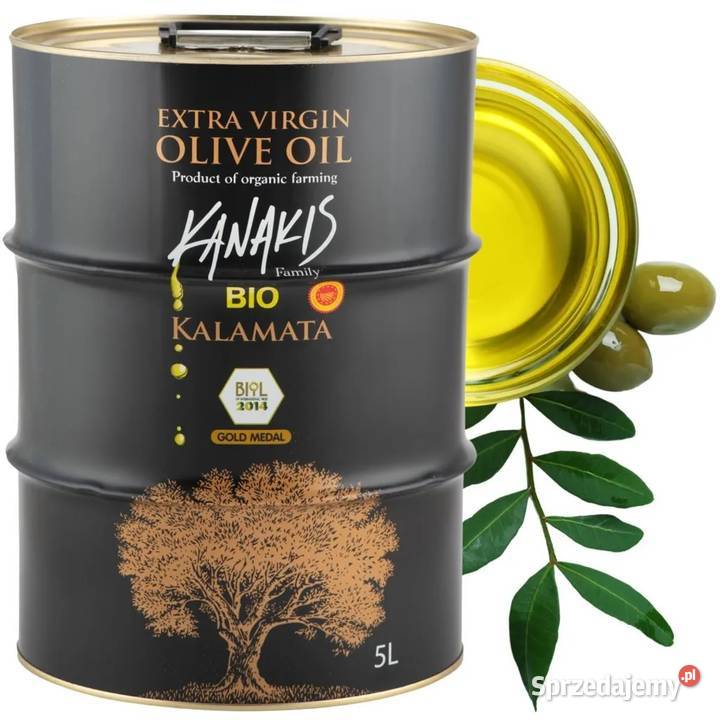 Oliwa z oliwek virgin BIO 2 x puszka 5l 10l