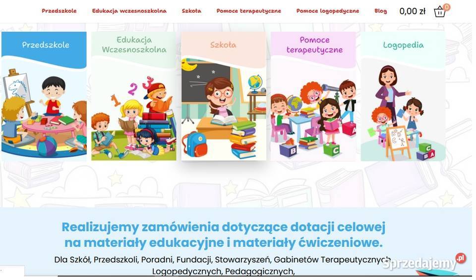Na sprzedaż działająca księgarnia internetowa śląskie sprzedam